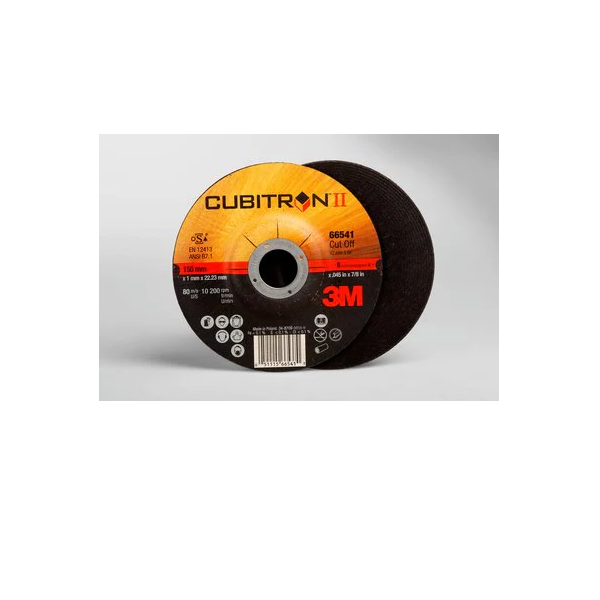 3M™ Cubitron™ II Cut-Off Wheel, T27 6 in. x .045 in. x 7/8 in. 25 pk.